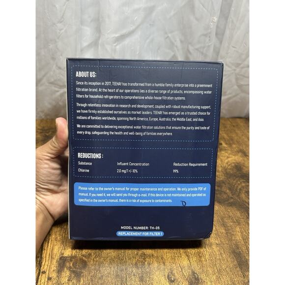 3 Pack TEEHAY TH-05 Refrigerator Water Filter Replacement READ - Picture 6 of 8